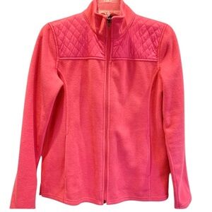 Talbots Pink Fleece‎ Zip-up Jacket S